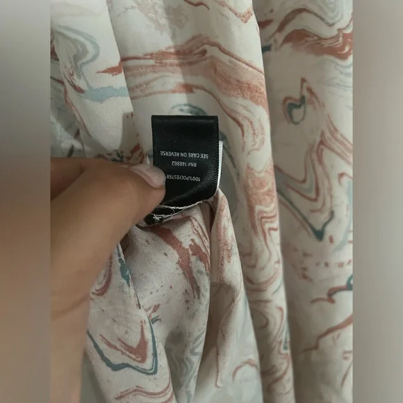 Torrid Marble Print Halter Top size 2 - Picture 5 of 6